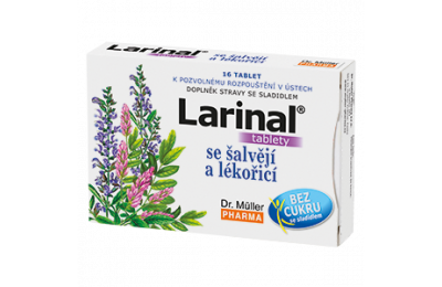 Dr.Müller Larinal se šalvějí+lékořicí 16 tablet