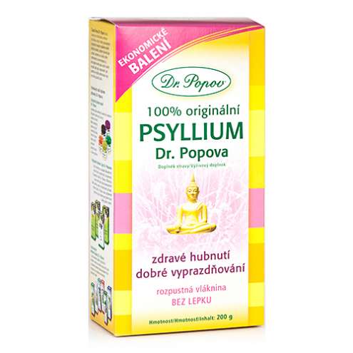 DR. POPOV Psyllium indická rozpustná vláknina 200 g