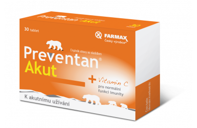 PREVENTAN Akut - с витамином С, 30 таблеток