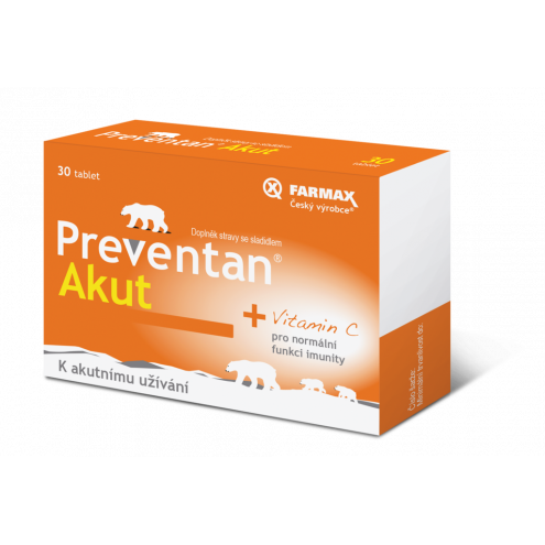 PREVENTAN Akut - с витамином С, 30 таблеток