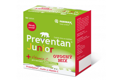 PREVENTAN Junior Ovocný mix, 90 tablet