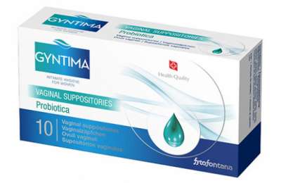 FYTOFONTANA Gyntima Probiotica - Vaginální čípky, 10 ks