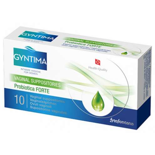 FYTOFONTANA Gyntima Probiotica FORTE - Вагинальные свечи, 10 шт