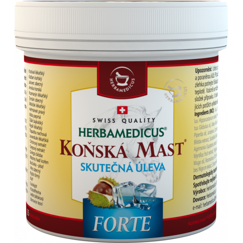 HERBAMEDICUS Koňská mast Forte chladivá 250 ml