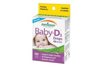 JAMIESON Baby-D3 Drops - Vitamin D3, 360 kapek (11,7 ml)