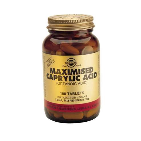 SOLGAR Maximised Caprylic Acid - Kyselina kaprylová, 100 tablet