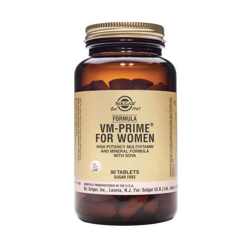 SOLGAR VM-Prime For Women - Multivitamín pro ženy, 90 tablet