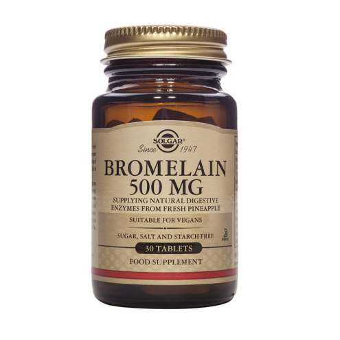 SOLGAR Bromelain 500 mg, 30 tablet