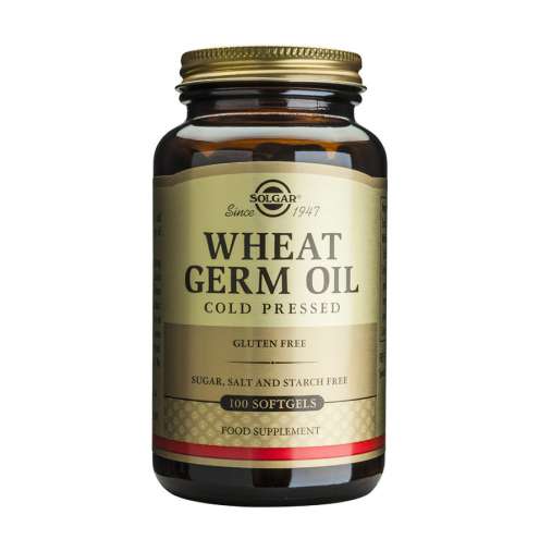 SOLGAR Wheat Germ Oil - Klíčkový olej, 100 kapslí