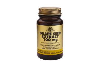 SOLGAR Grape Seed Extract - Olej z hroznových semínek 100 mg, 30 kapslí