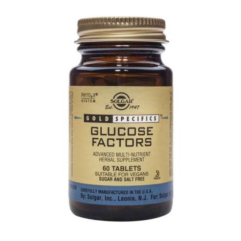 SOLGAR Glukose Factors - Glukózový faktor, 60 tablet