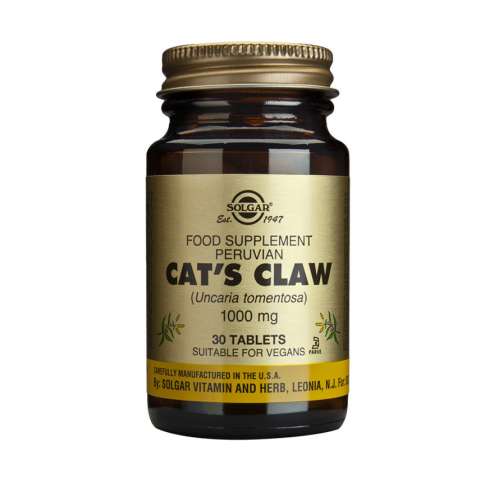 SOLGAR Cat's Claw - Vilkakora 1000 mg, 30 tablet
