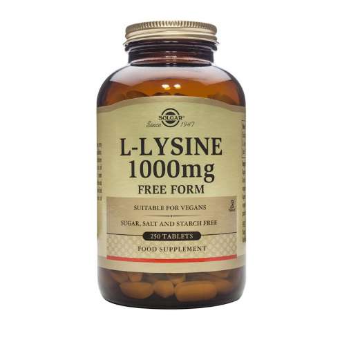 SOLGAR L-Lysin - L-Лизин 1000 мг, 250 таблеток