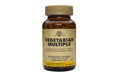 SOLGAR Vegetarian Multiple - Vitamíny pro vegetariány, 90 kapslí