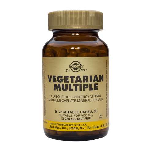 SOLGAR Vegetarian Multiple - Vitamíny pro vegetariány, 90 kapslí