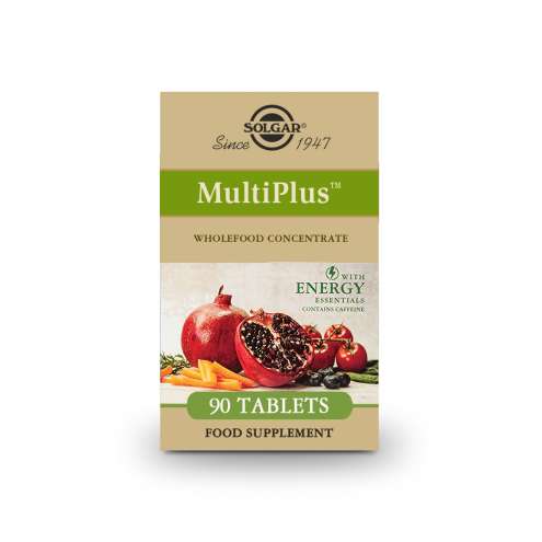 SOLGAR MultiPlus With Energy - Esenciální živiny pro energii, 90 tablet