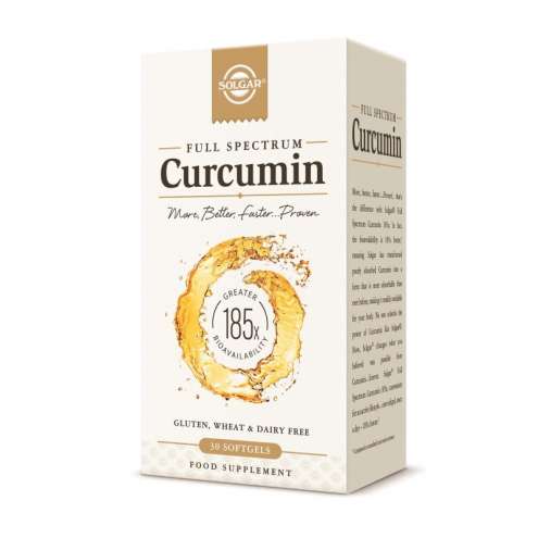 SOLGAR Full Spectrum Curcumin - Куркумин, 30 капсул