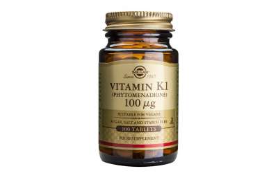 SOLGAR Natural vitamin K1 100 mkg, 100 tablet