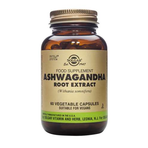 SOLGAR Ashwagandha Root Extract - Indický ženšen, 60 kapslí