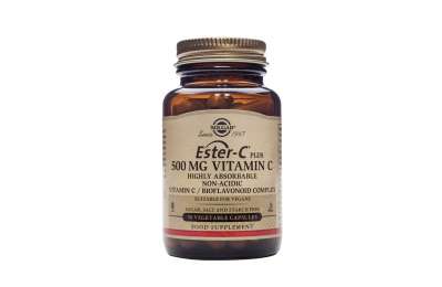 SOLGAR Ester-C Plus 500 mg - Vitamin C 500 mg, 100 cps