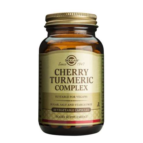 SOLGAR Cherry Turmeric Complex - Komplex třešeň a kurkuma, 60 kapslí