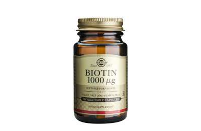 SOLGAR Biotin 1000 mg, 50 kapslí