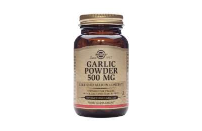 SOLGAR Garlic Powder - Česnekový prášek 500 mg, 90 kapslí