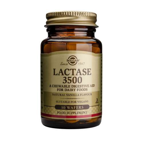 SOLGAR Lactase 3500 - Лактаза 3500, 30 жевательных таблеток