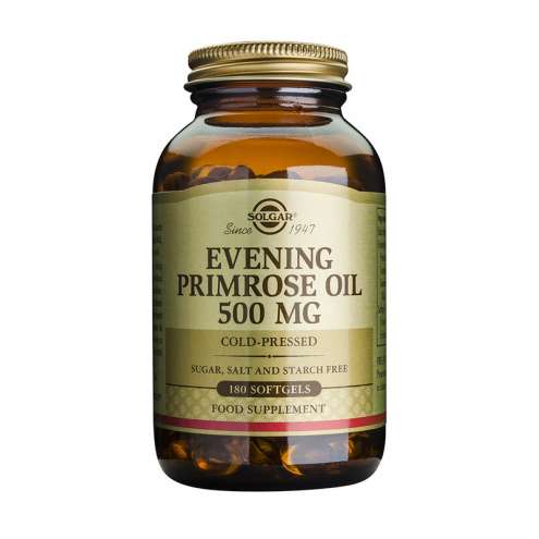 SOLGAR Evening Primose Oil - Pupalkový olej 500 mg, 180 kapslí