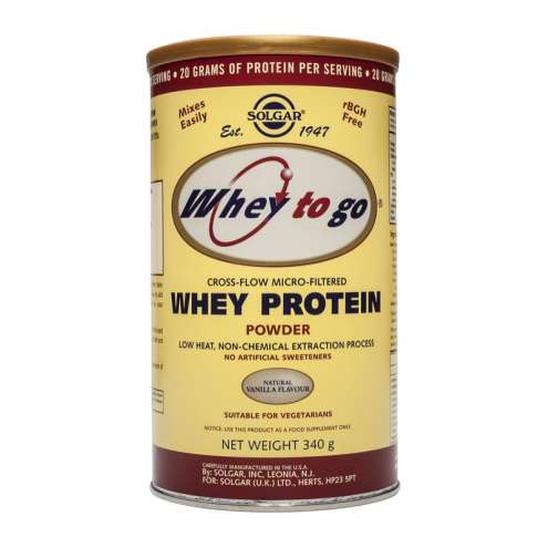 SOLGAR Whey Protein - Syrovátkový proteinový prášek, 454 g.