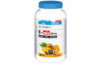 Swiss NatureVia C-MIX - Vitamin C 500mg, 180 chewables