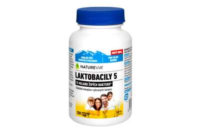 NatureVia Laktobacily 5 Imunita - Лактобактерии, 120 капсул