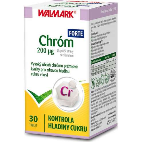 WALMARK Chrom Forte - Хром Форте 200 мкг, 30 таблеток