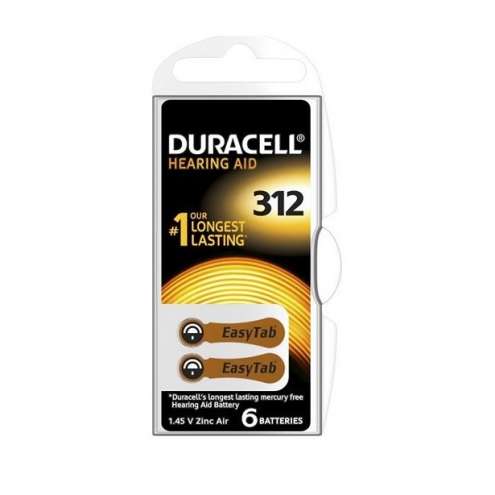 Duracell Easy Tab 6ks 312