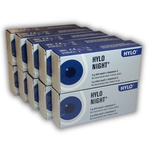 Ursapharm Hylo Night oční mast s vitamínem A, 10 x 10 x 5g