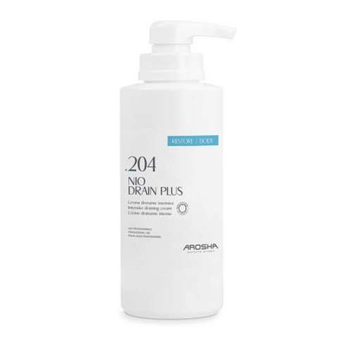 Arosha.204 Nio Drain Plus Drenážní tělový krém s detoxikačním účinkem 500 ml