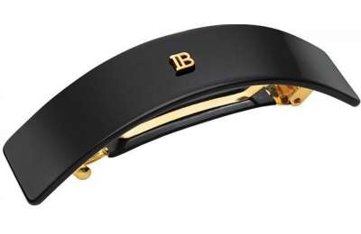 BALMAIN Barrette pour Cheveux Black Large Заколка-автомат 