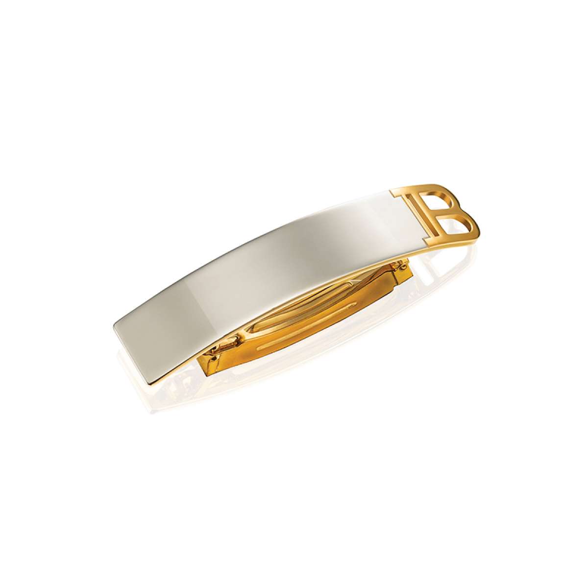 BALMAIN Barrette Pour Cheveux Silver & Gold Medium FW23 