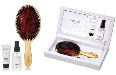 BALMAIN Golden Spa Brush 14K Gold Pozlacený kartáč na vlasy
