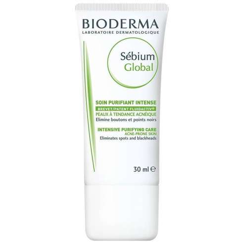 BIODERMA Sébium Global - Крем для смешанной или жирной кожи с тенденцией к акне, 30 мл