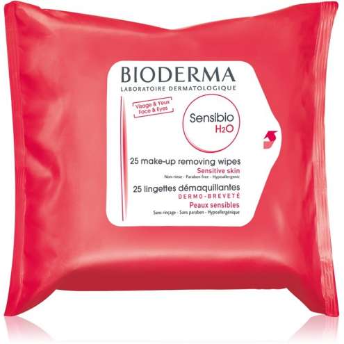 BIODERMA Sensibio H2O - Micelární ubrousky, 25 ks