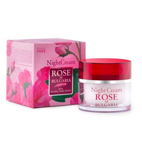 ROSE OF BULGARIA - Noční krém s růžovou vodou, 50 ml