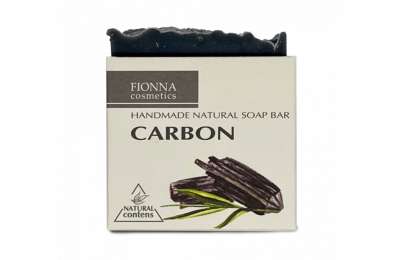 Handmade natural soap with activated charcoal 120 g