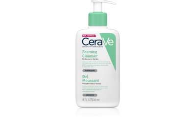 CERAVE Foaming Cleanser - Čisticí pěnivý gel pro normální až mastnou pleť, 236 ml.