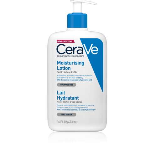 CERAVE Moisturising Lotion - Увлажняющий лосьон для сухой и очень сухой кожи лица и тела, 473 мл.