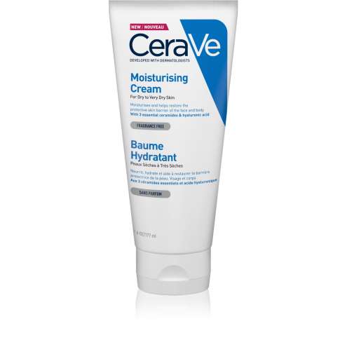 CERAVE Moisturising Cream - Увлажняющий крем для сухой и очень сухой кожи лица и тела, 177 мл.