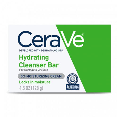 CERAVE Hydrating Cleanser Bar, 128 g.