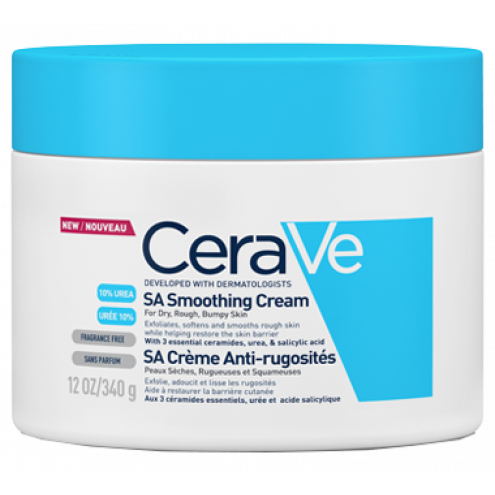 CERAVE SA Smoothing Cream - Смягчающий крем для сухой, огрубевшей и неровной кожи, 340 г.