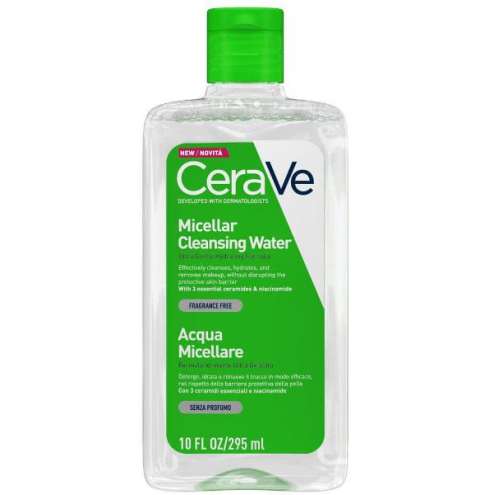CERAVE Micellar Cleansing Water - Увлажняющая очищающая мицеллярная вода, 295 мл