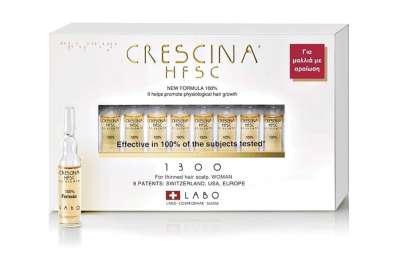 CRESCINA Transdermic 1300 Re-Growth HFSC Woman 20 ampoules x 3,5 ml
